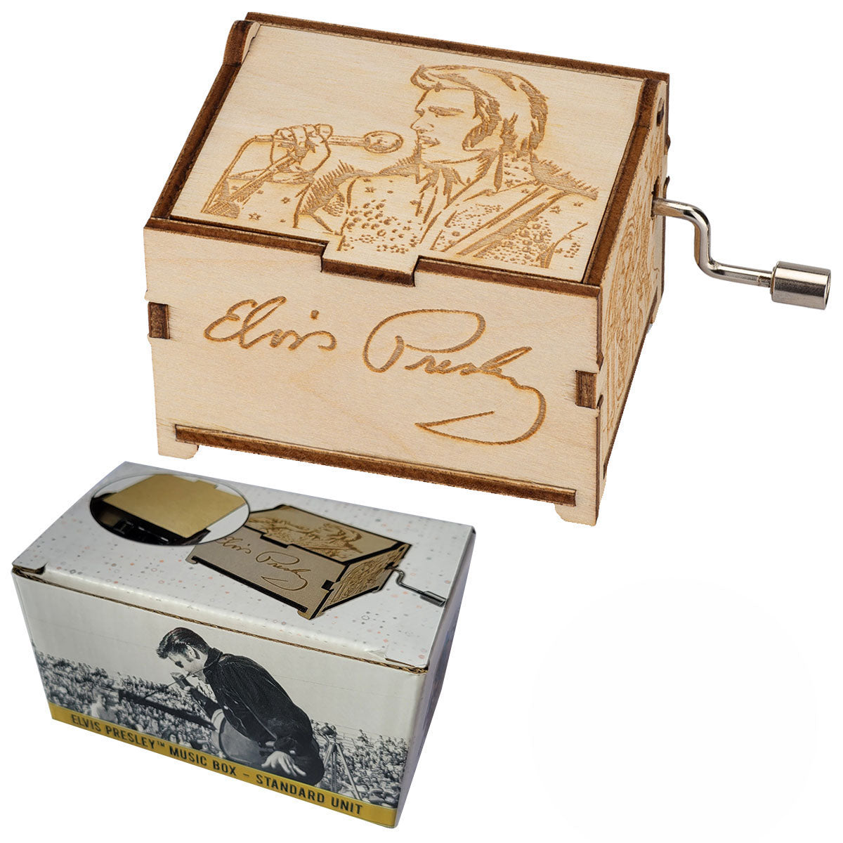 Elvis Presley Mini Music Box with song "Can’t Help Falling In Love", Gifts for Women, Men, Birthday, Christmas, Mother’s Day, Anniversary