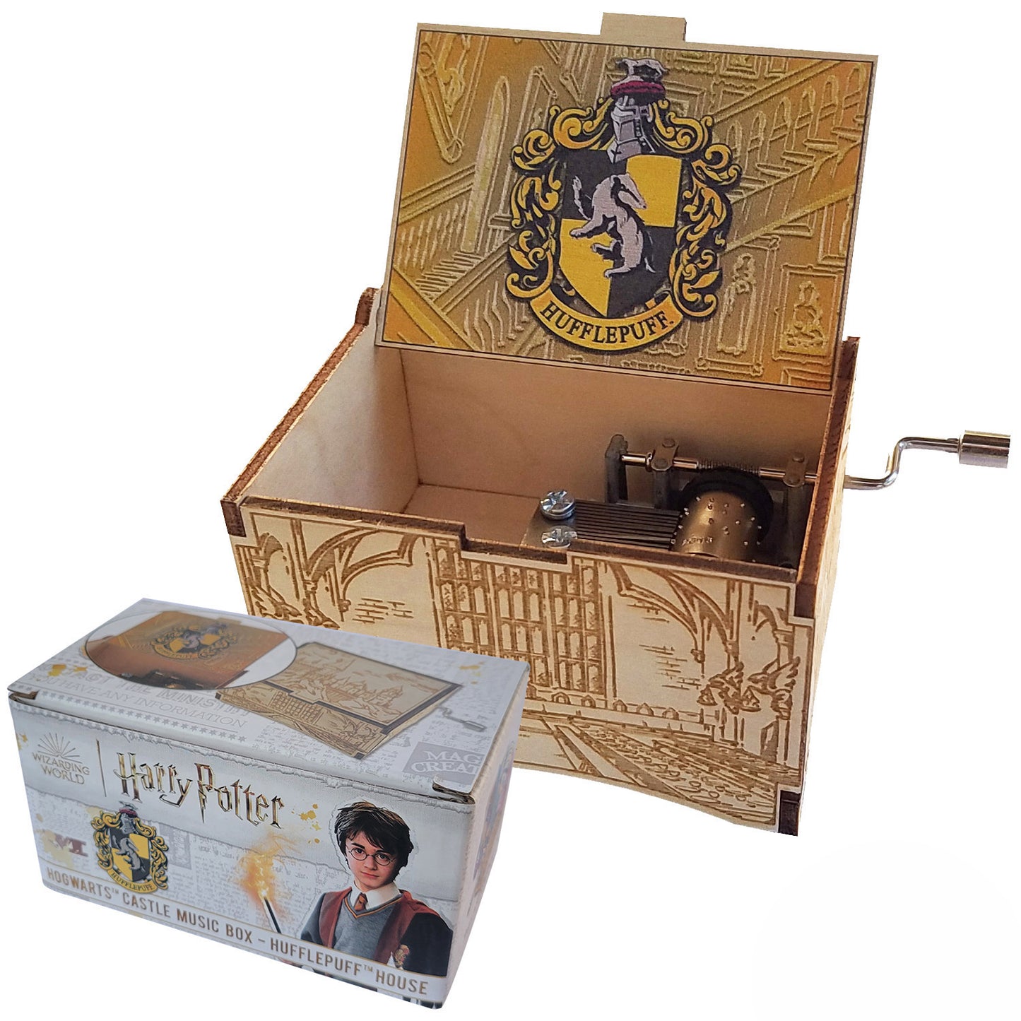 Hogwarts Castle, Harry Potter Music Box with Movies Hedwig's Theme, Gifts for Women, Men, Birthday, Christmas, Mother’s Day, Anniversary