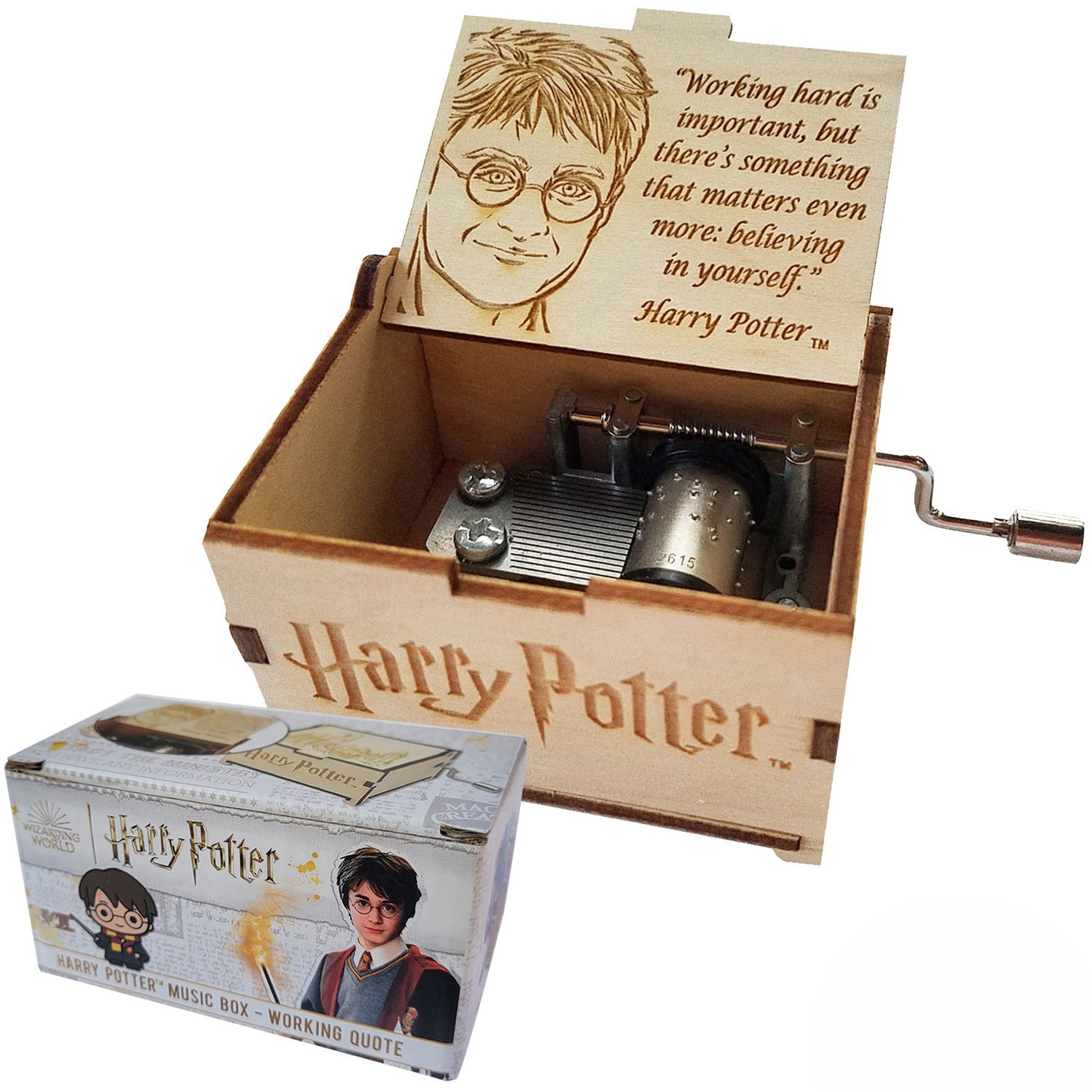 Harry Potter Mini Music Box with Movies Hedwig's Theme, Gifts for Women, Men, Birthday, Christmas, Mother’s Day, Anniversary