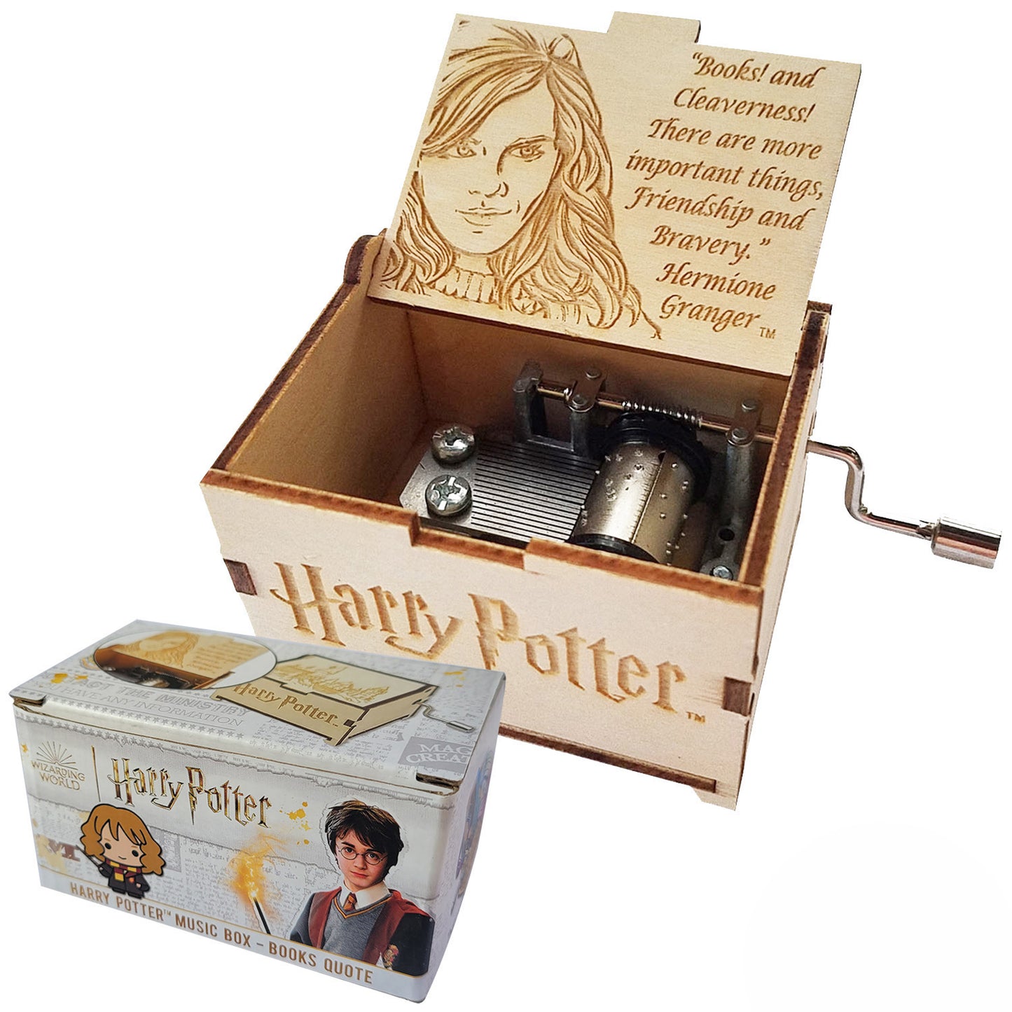Harry Potter Mini Music Box with Movies Hedwig's Theme, Gifts for Women, Men, Birthday, Christmas, Mother’s Day, Anniversary