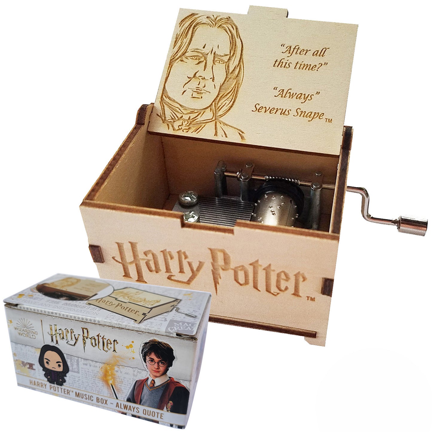 Harry Potter Mini Music Box with Movies Hedwig's Theme, Gifts for Women, Men, Birthday, Christmas, Mother’s Day, Anniversary