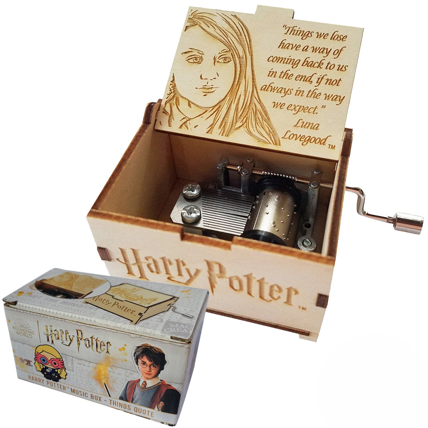 Harry Potter Mini Music Box with Movies Hedwig's Theme, Gifts for