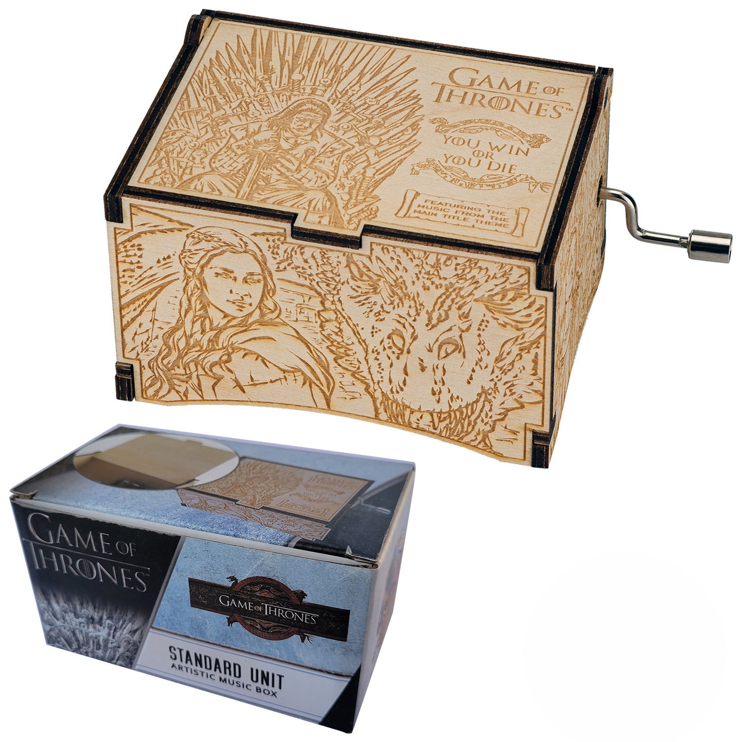 Game of Thrones Music Box with The Main Title Theme Song, Gifts for Women, Men, Birthday, Christmas, Mother’s Day, Anniversary