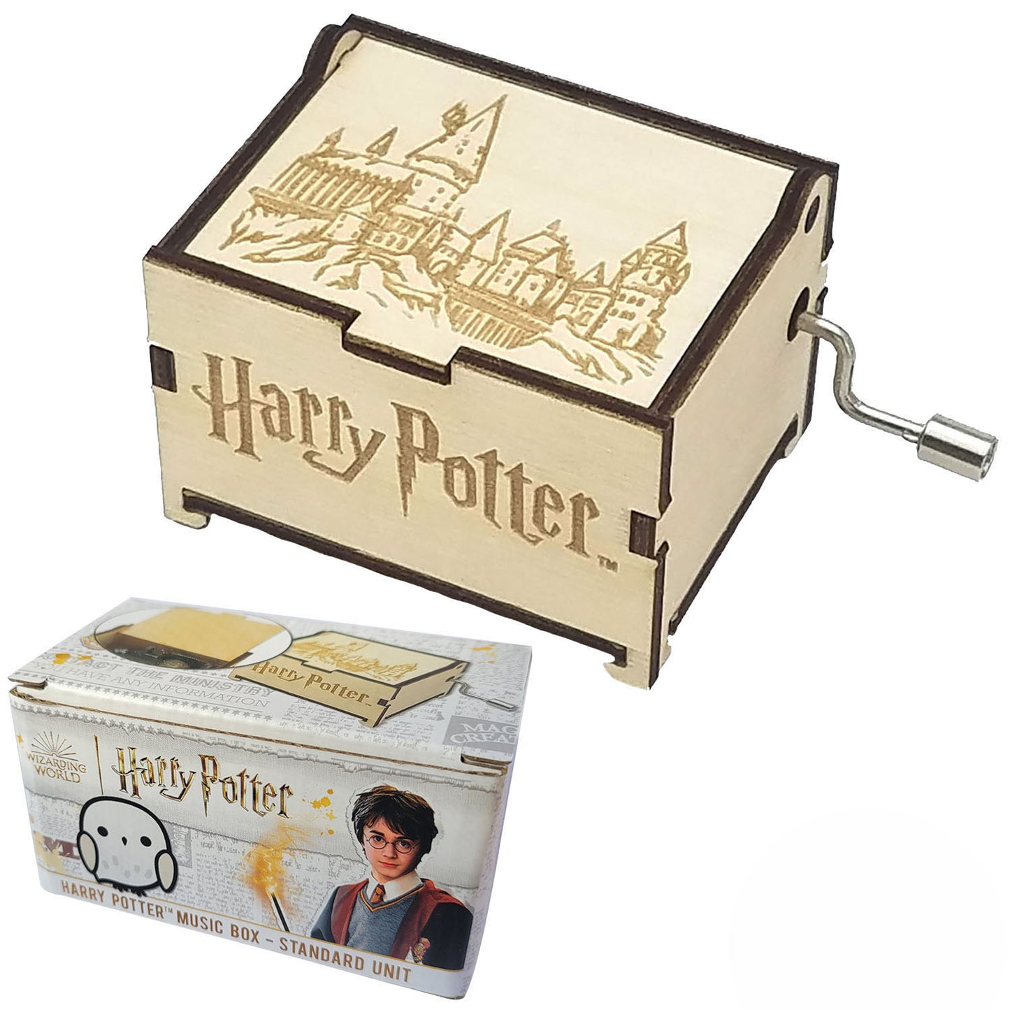 Harry Potter Mini Music Box with Movies Hedwig's Theme, Gifts for Women, Men, Birthday, Christmas, Mother’s Day, Anniversary