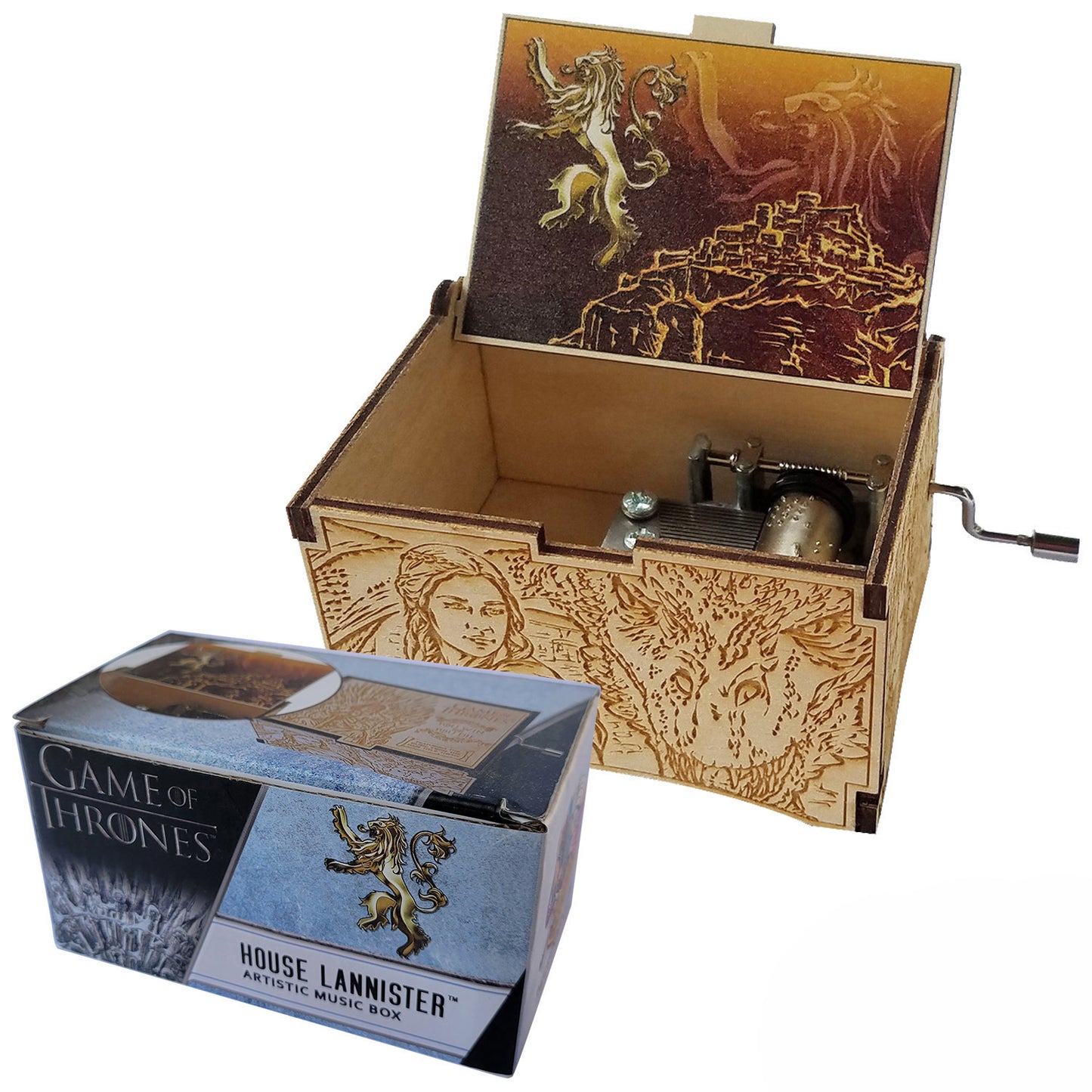 Game of Thrones Music Box with The Main Title Theme Song, Gifts for Women, Men, Birthday, Christmas, Mother’s Day, Anniversary